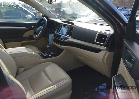 2015 Toyota Highlander Xle V6 из США, поврежденный, VIN 5TDJKRFH4FS219257